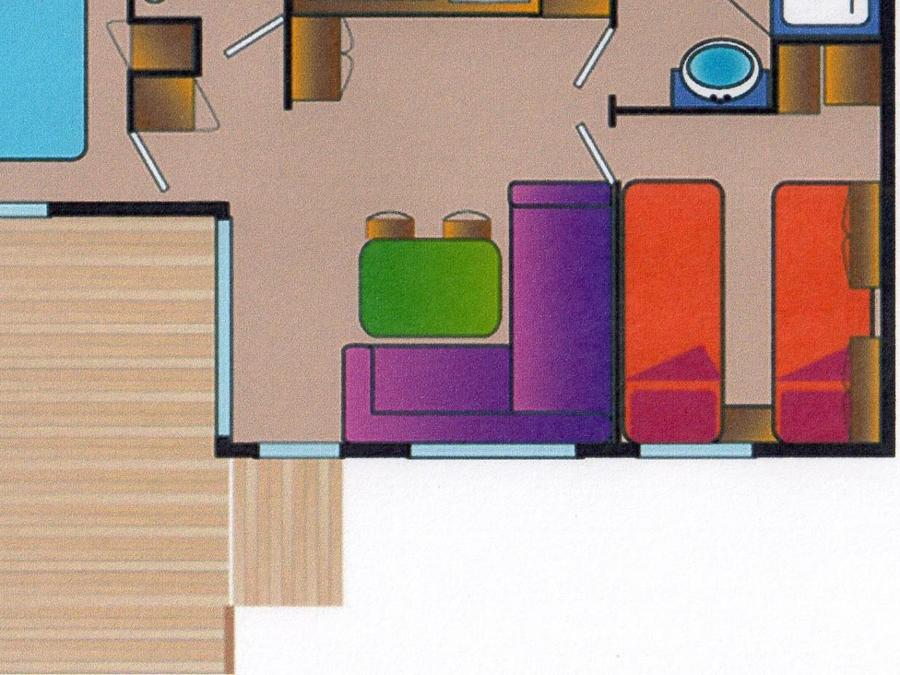 Mobilhome 6 personnes - LE BRÉGANÇON 6