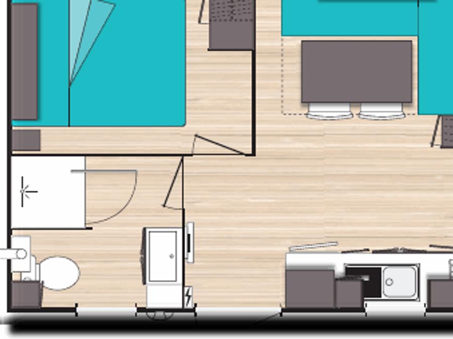 Mobilhome 3 personnes - L'ESTAGNOL 4