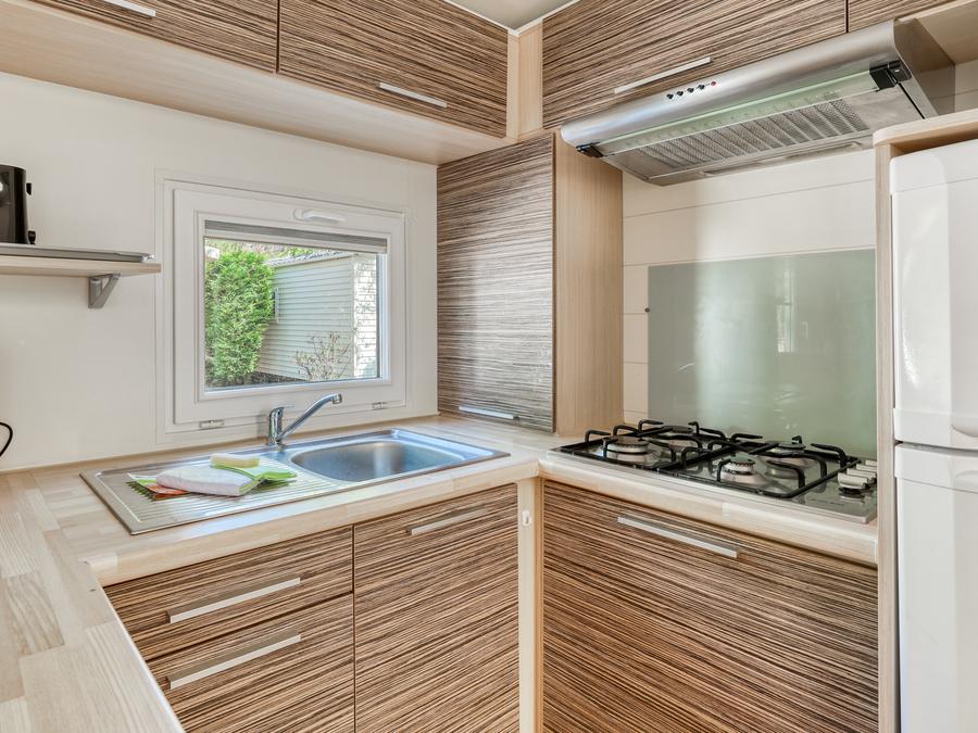 Mobilhome 8 personnes - Le Baou SPA - terrasse couverte 8