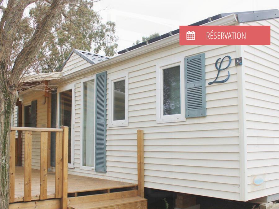 Mobilhome 8 personnes - Le Baou SPA - terrasse couverte 0