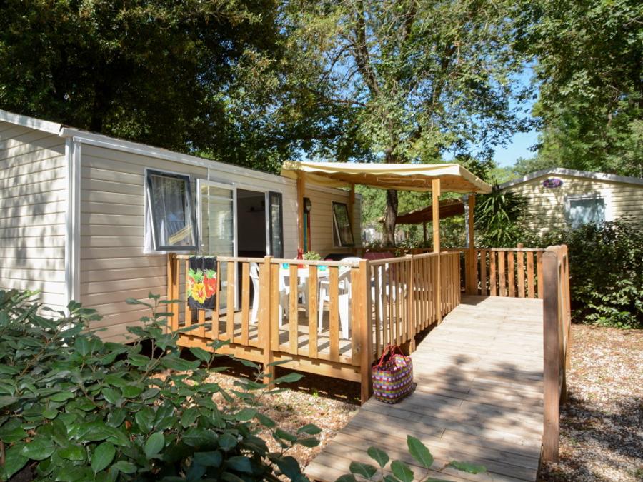 Mobilhome 5 personnes - Mobil P.M.R. climatisé 2 chambres (34m²) 0