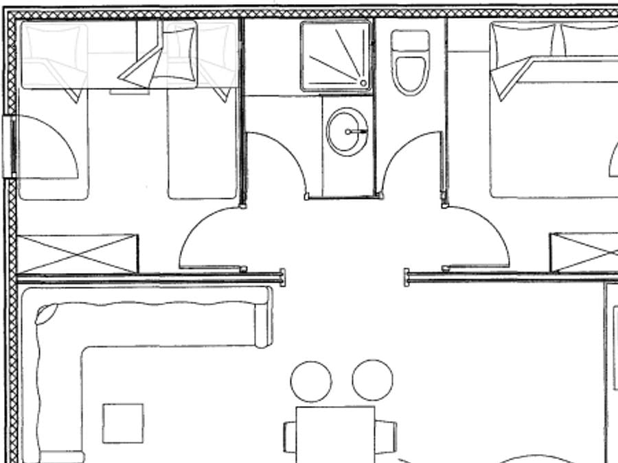 Chalet 5 personnes - CH2 ESPACE 35 m² 14