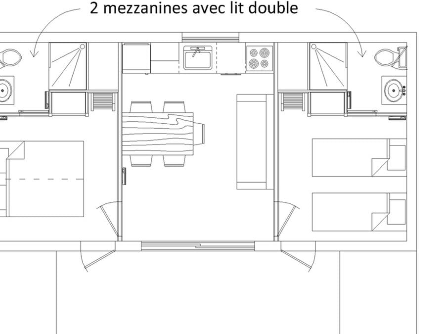 Chalet 6 personnes - CH2 ECOLOCHIC 37 m² 13