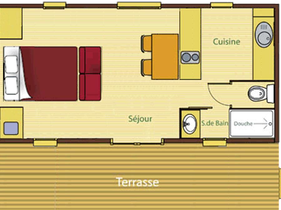 Chalet 2 personnes - Espace Studio 6