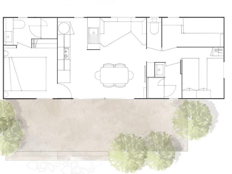 Mobilhome 6 personnes - Cottage Premium - 3 chambres 9