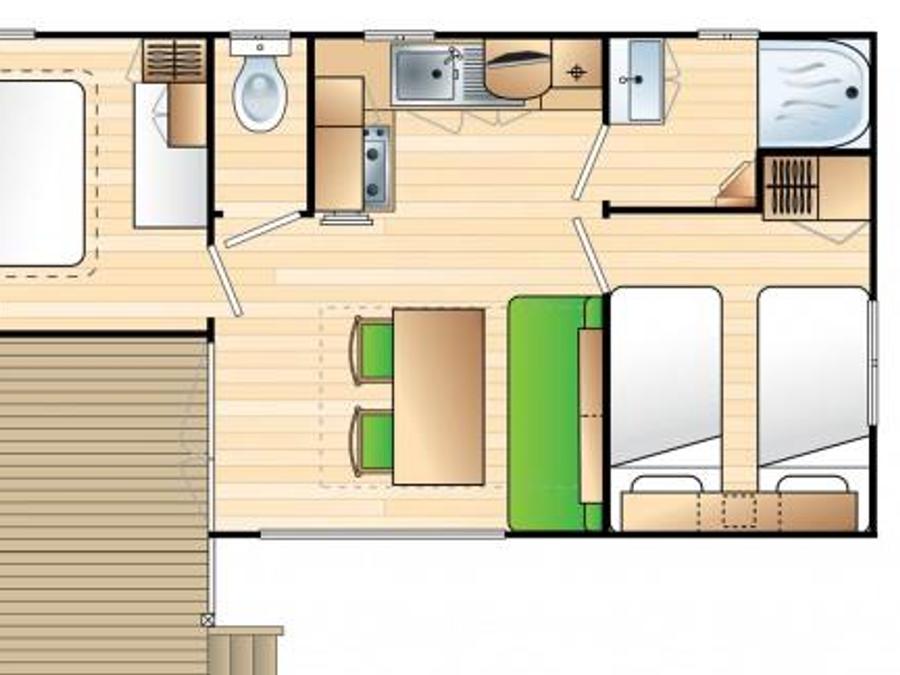 Mobilhome 4 personnes - Figuerolles 9