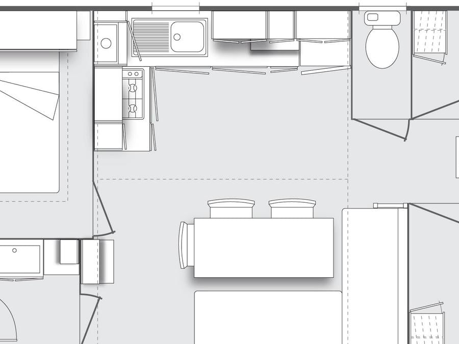 Mobilhome 6 personnes - Port Miou 9