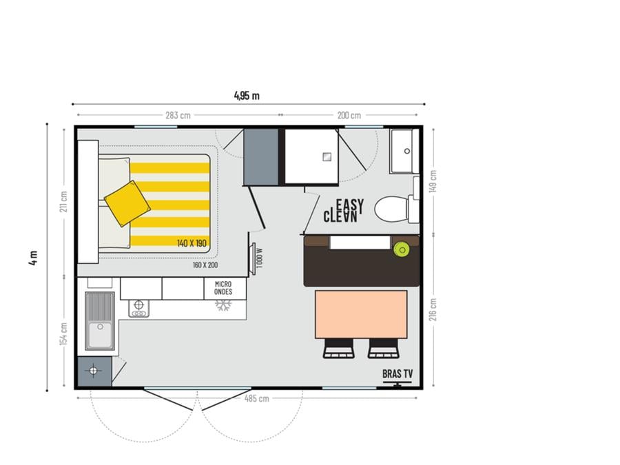 Mobilhome 2 personnes - Cassis 2