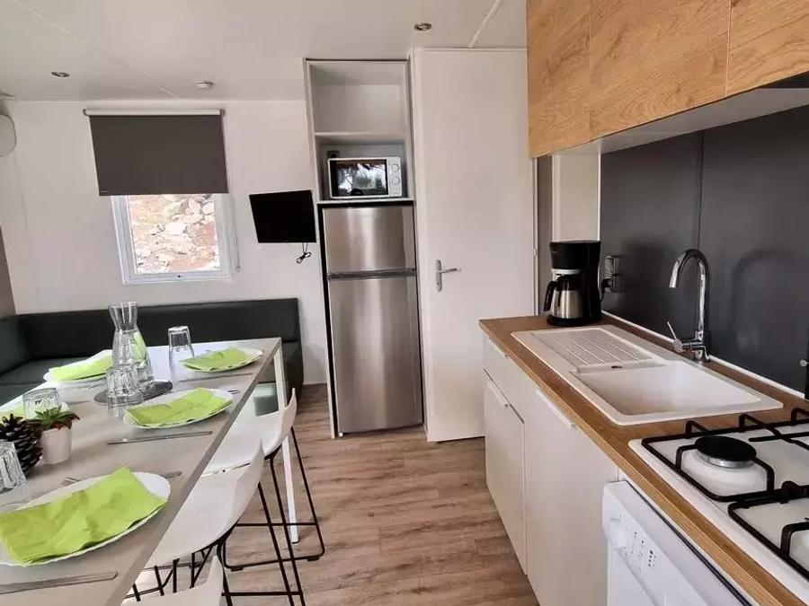 Mobilhome 6 personnes - Mobil-Home En Vau 4 Pièces 6 Personnes Climatisé + TV 3