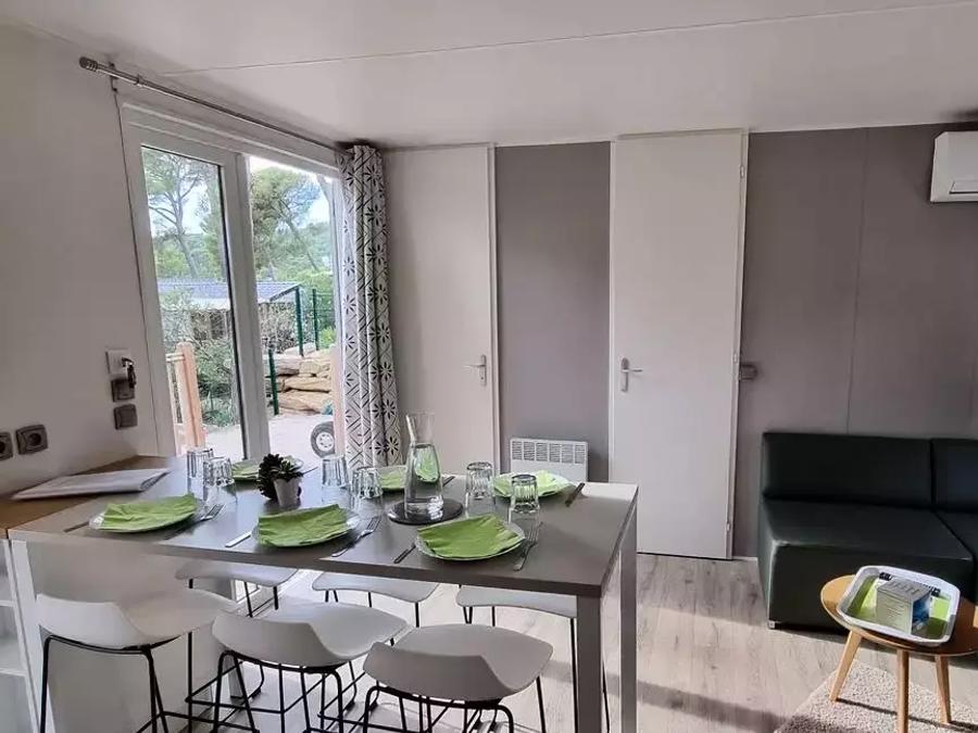 Mobilhome 6 personnes - Mobil-Home En Vau 4 Pièces 6 Personnes Climatisé + TV 4