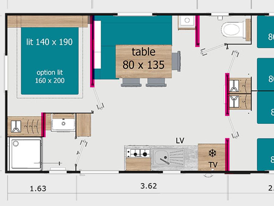 Mobilhome 6 personnes - Louisiane 11