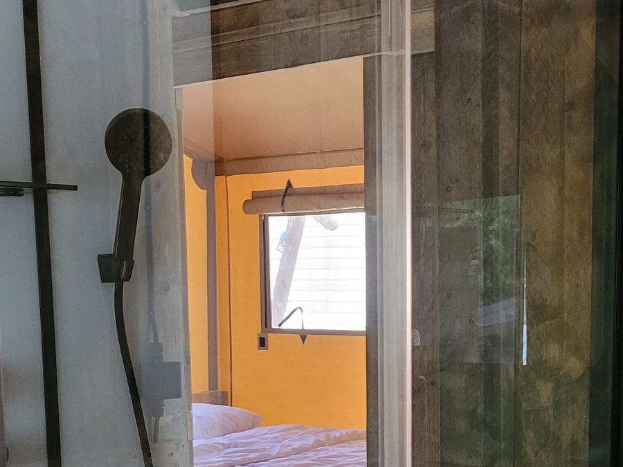 Tente en toile et en bois 6 personnes - Eco-Lodge WOODY 3 chambres 17