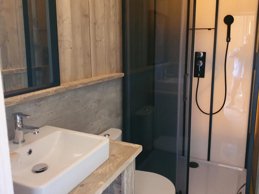 Tente en toile et en bois 4 personnes - Eco-Lodge WOODY 2 chambres 7