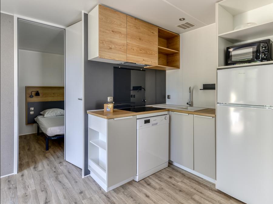 Mobilhome 4 personnes - Mobil home Premium Plus 31m2 - 2 chambres +TV+Clim+Draps+Serviettes+Lits faits+Ménage inclus 4 pers 6