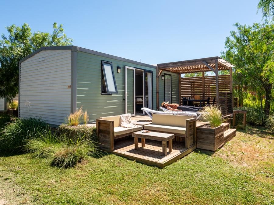 Mobilhome 4 personnes - Mobil home Premium Plus 31m2 - 2 chambres +TV+Clim+Draps+Serviettes+Lits faits+Ménage inclus 4 pers 4