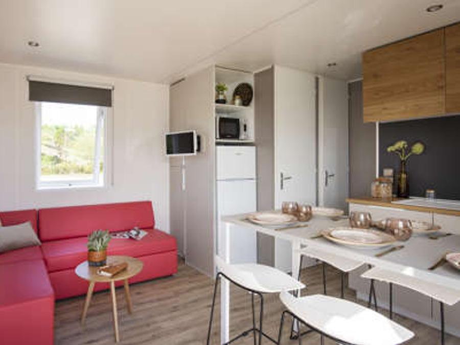 Mobilhome 6 personnes - Mobil Home Premium Plus 33m²- 3 chambres +TV+Clim+Draps+Serviettes+Lits faits+Ménage final inclus 6 pers 1