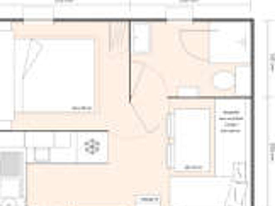 Mobilhome 5 personnes - Mobil-home Confort 28m² - 2 chambres 5 Personnes + TV + Clim 5 pers 2