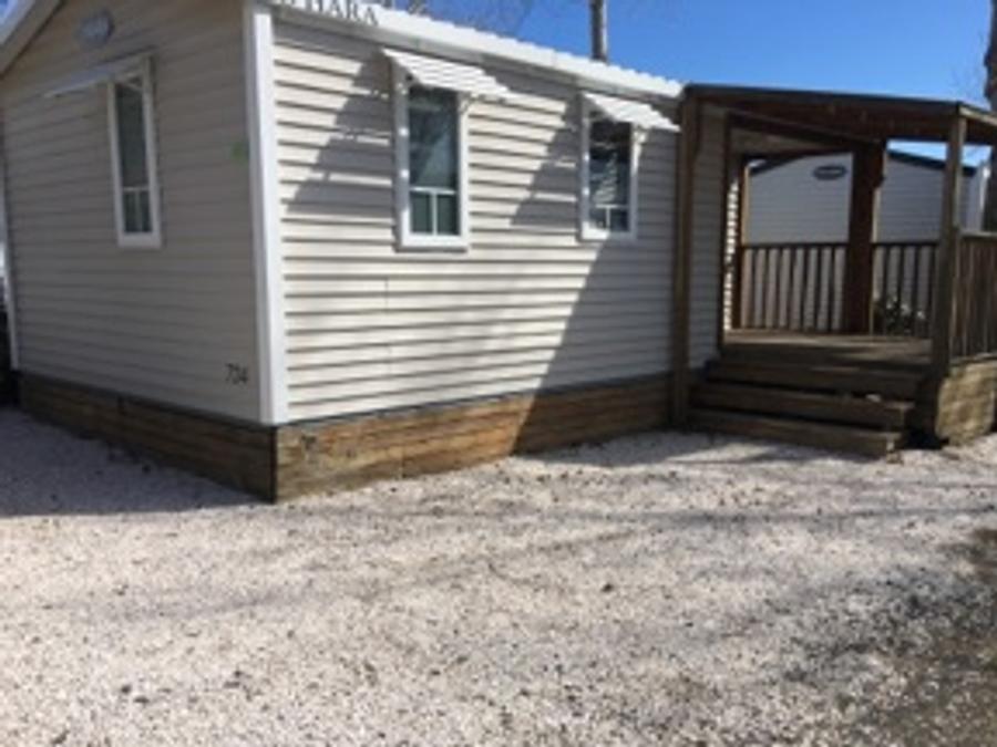 Mobilhome 4 personnes - Mobil-home Premium 28m² - 2 chambres - TV + climatisé + Lave vaiselle 4 pers 0