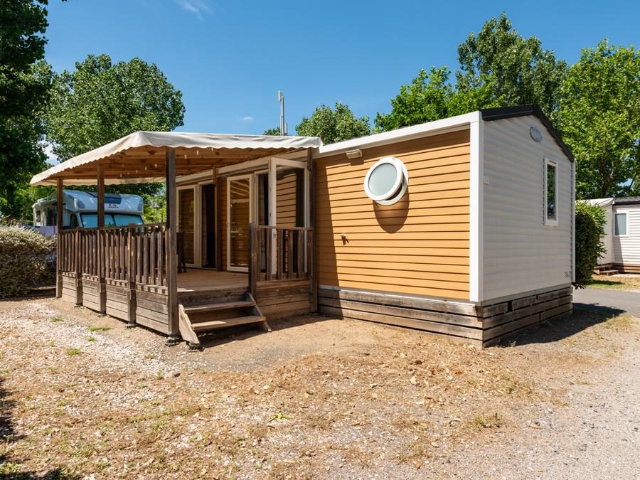 Mobilhome 4 personnes - Mobil-home Premium 28m² - 2 chambres - TV + climatisé + Lave vaiselle 4 pers 3