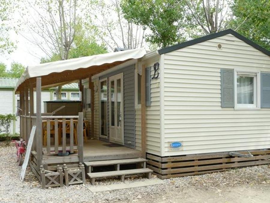 Mobilhome 6 personnes - Mobil-home Confort 28m² - 3 chambres + TV + Clim 6 pers 1