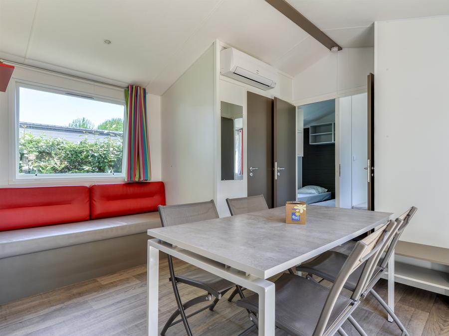 Mobilhome 6 personnes - Mobil-home Premium 30m² - 3 chambres - TV + clim + lave vaisselle ou lave linge 6 pers 3