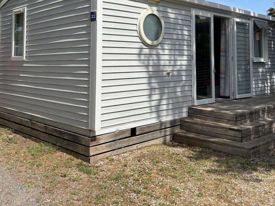 Mobilhome 6 personnes - Mobil-home Premium 30m² - 3 chambres - TV + clim + lave vaisselle ou lave linge 6 pers 4