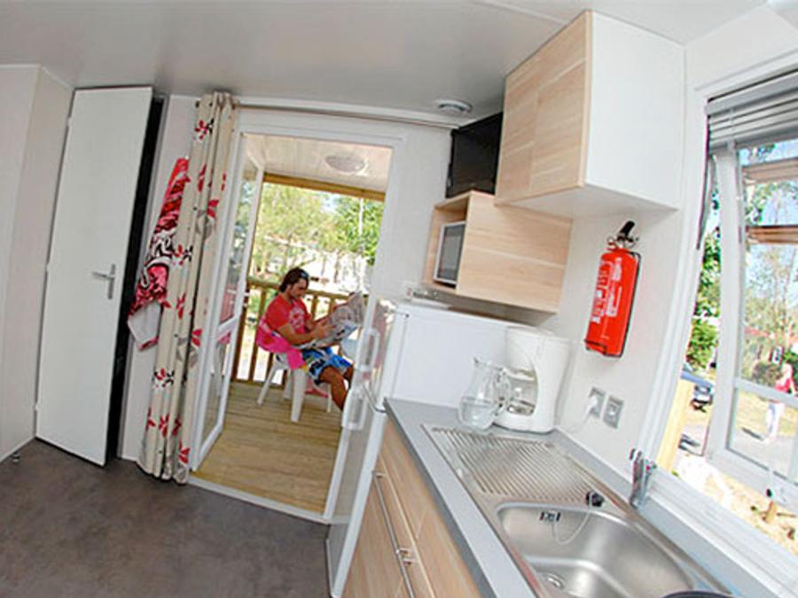 Mobilhome 4 personnes - Hithome TI - 27m² - 2 chambres 1
