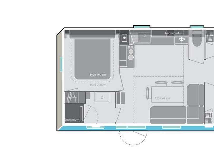 Mobilhome 6 personnes - BORNEO SUPERIEUR 8