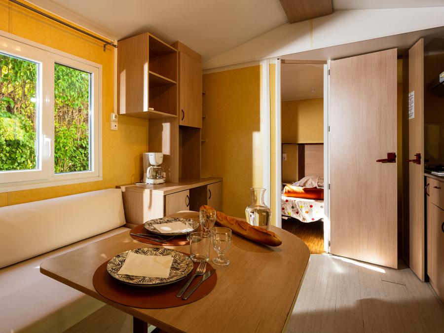 Mobilhome 4 personnes - Mobil Home Esseentiel : 4personnes (2 chambres, climatisation) 3