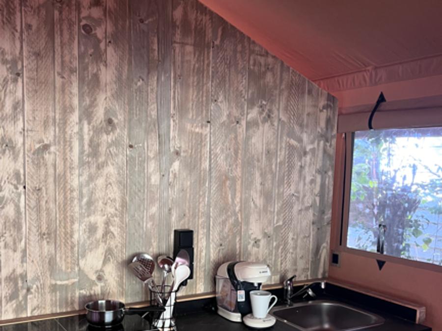 Tente en toile et en bois 4 personnes - Insolite Confort (2 chambres,WC/SDB) 10