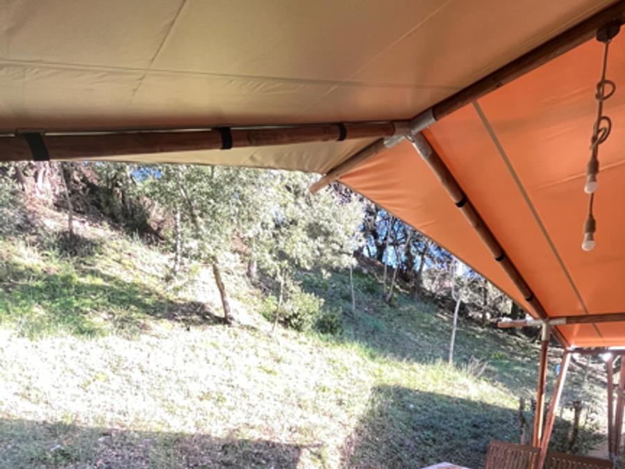 Tente en toile et en bois 4 personnes - Insolite Confort (2 chambres,WC/SDB) 7