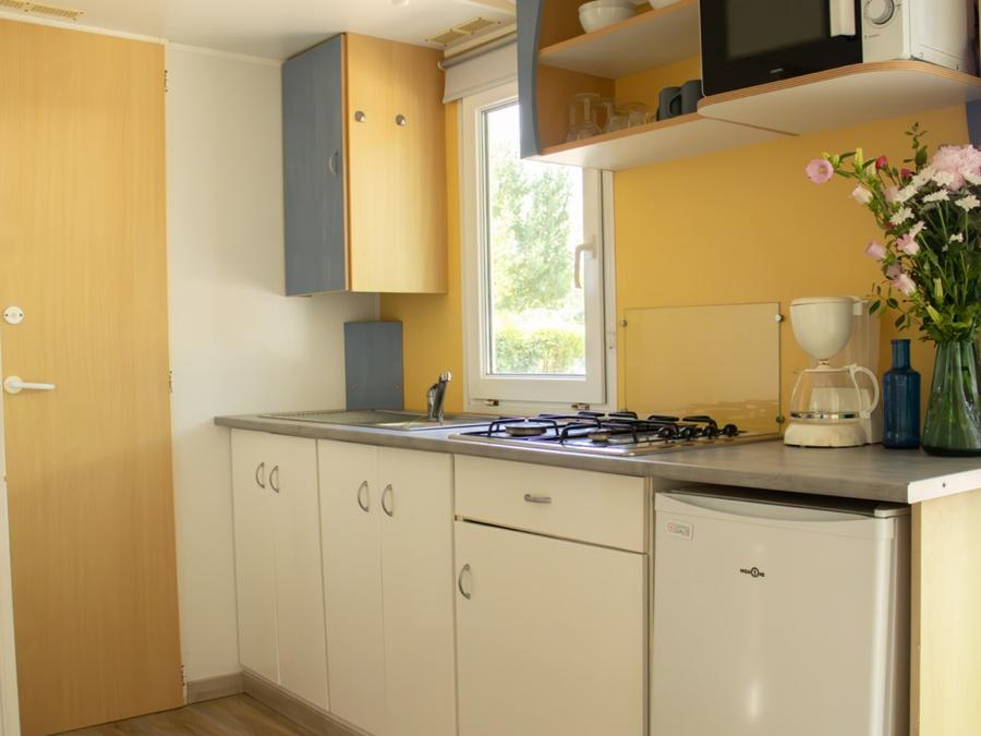 Mobilhome 4 personnes - 25 m², climatisation 17