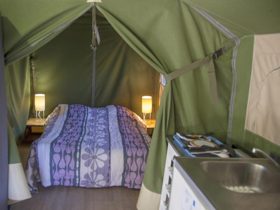 Tente 5 personnes - Confort 37 m² 2 chambres (sans sanitaires) 5