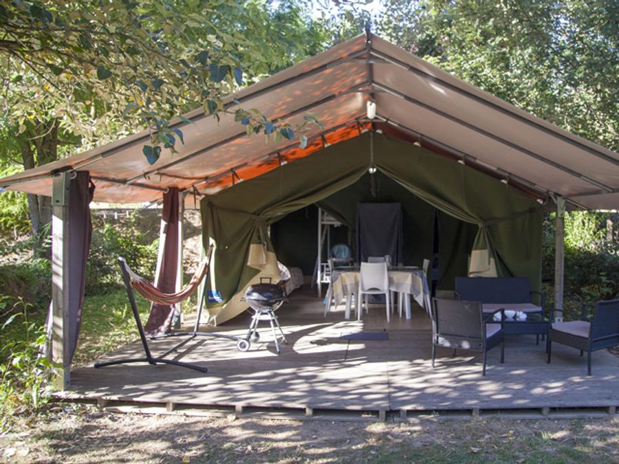 Tente 5 personnes - Confort 37 m² 2 chambres (sans sanitaires) 8