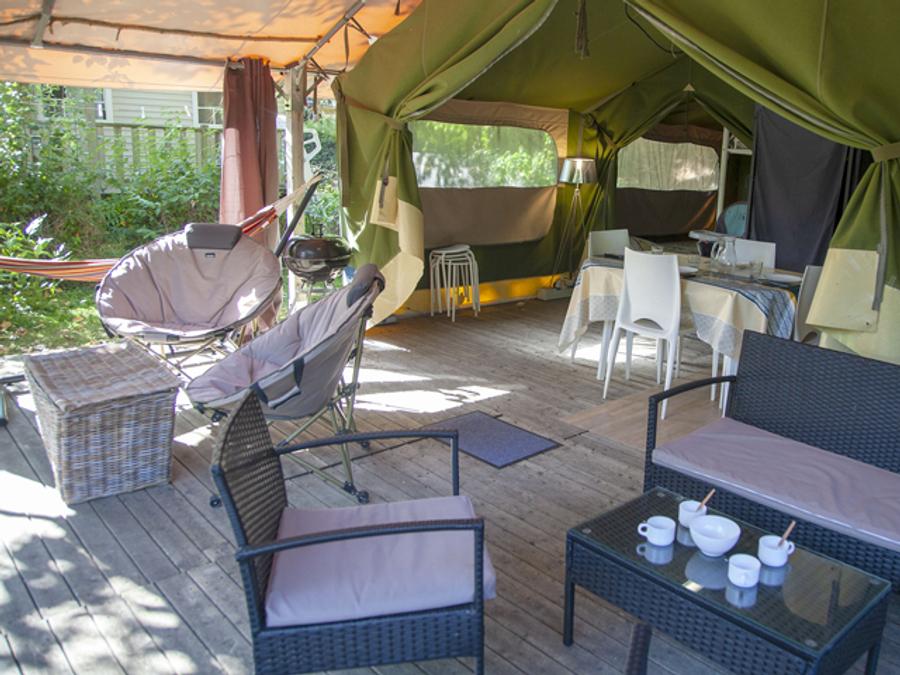 Tente 5 personnes - Confort 37 m² 2 chambres (sans sanitaires) 2