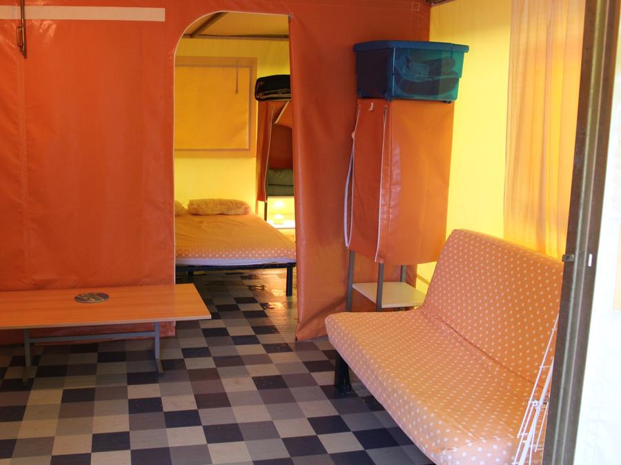 Bungalow toilé 6 personnes - Standard 25 m² 2 chambres 15