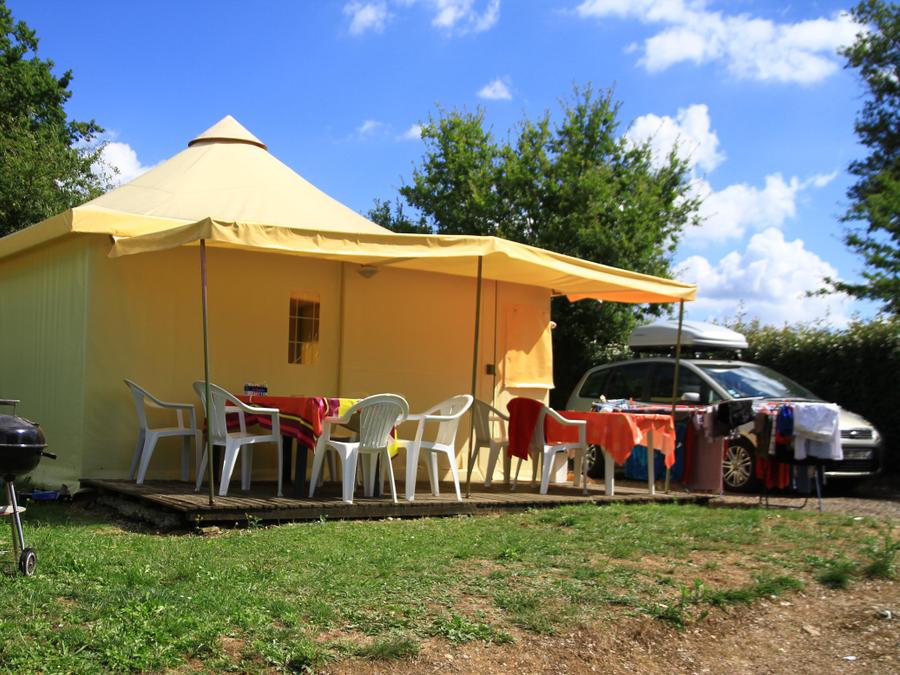 Bungalow toilé 5 personnes - Standard 25 m² (2 chambres) avec sanitaires 3