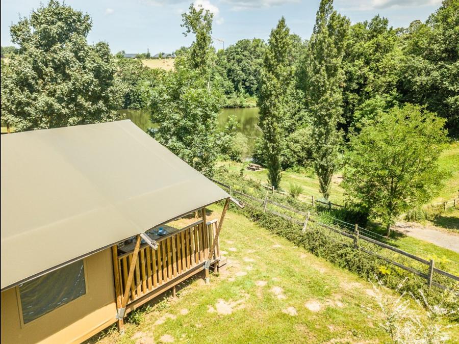 Tente en toile et en bois 4 personnes - > NOUVEAU Tente Safari Premium 2 chambres 7