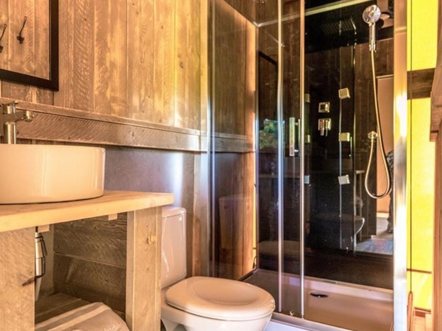 Tente en toile et en bois 4 personnes - > NOUVEAU Tente Safari Premium 2 chambres 4