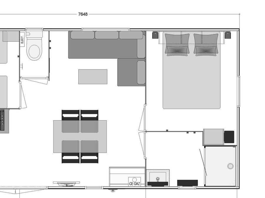 Mobilhome 4 personnes - Bahia 6