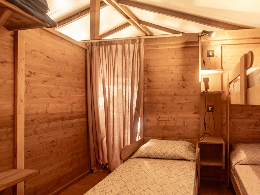 Tente en toile et en bois 5 personnes - RIVIERA LODGE 7
