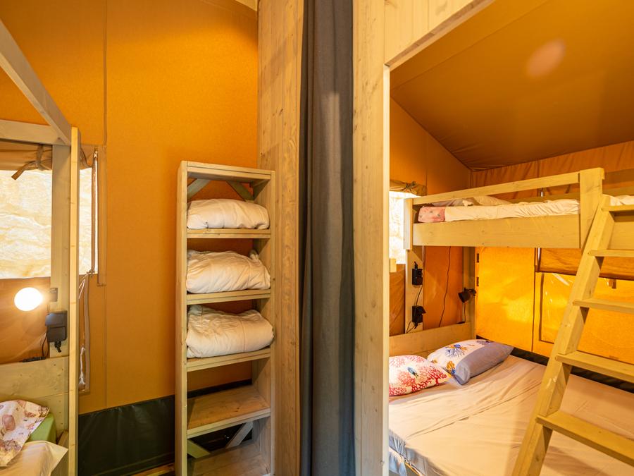 Tente en toile et en bois 5 personnes - SAFARI TENT SERENGETI 4