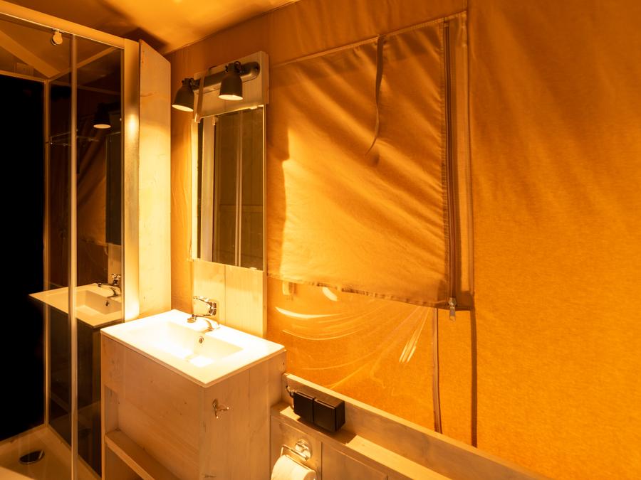 Tente en toile et en bois 5 personnes - SAFARI TENT SERENGETI 5