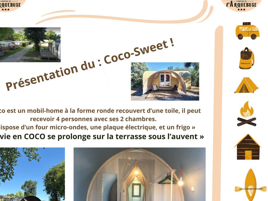 Bungalow toilé 4 personnes - COCO SWEET - SANS SANITAIRES 6