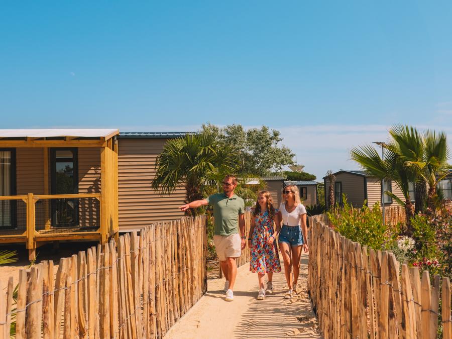 Mobilhome 10 personnes - PALM Tribu 5 chambres env 66m²- quartier la Palmeraie 12