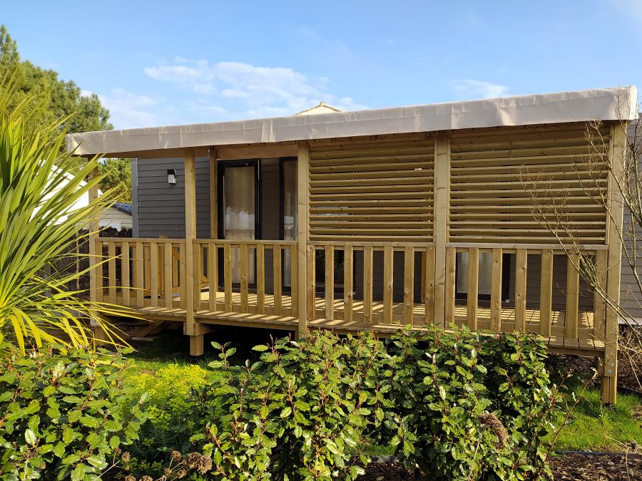Mobilhome 4 personnes - VIP 2 chambres 33m² - Pack-Vip inclus (linge,tv,wifi...) 0