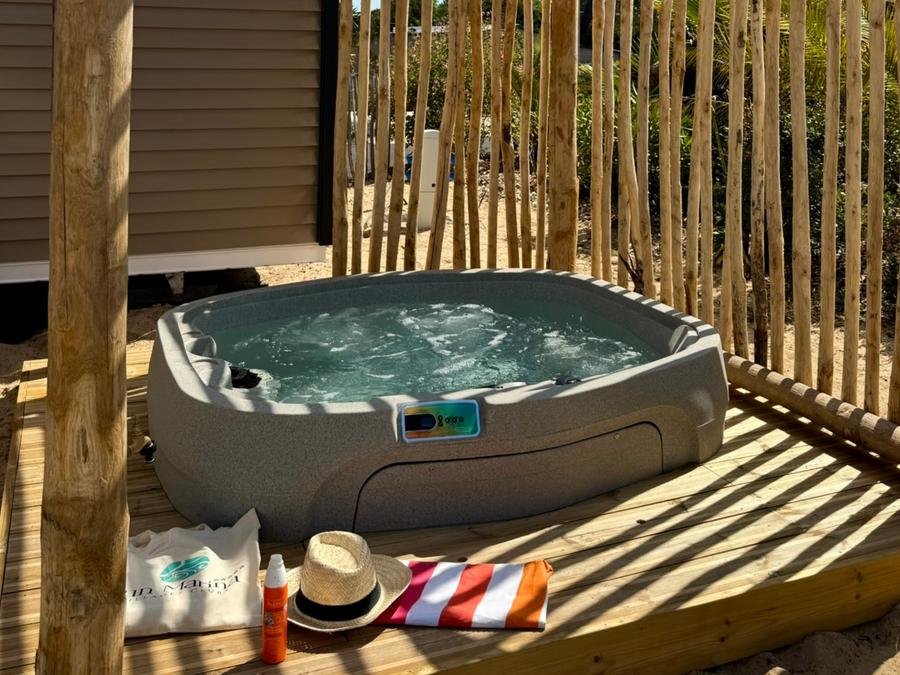 Mobilhome 6 personnes - PALM 3 ch avec SPA - quartier la Palmeraie 14