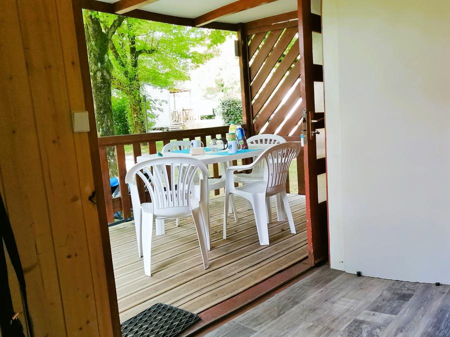 Chalet 4 personnes - Chalet 13m² - 1 chambre - sans sanitaires 1/4 pers. 11