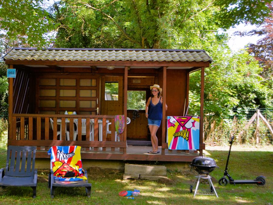 Chalet 4 personnes - Chalet 13m² - 1 chambre - sans sanitaires 1/4 pers. 2