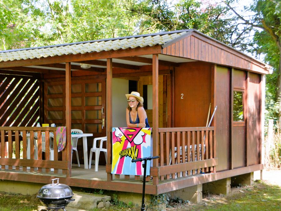 Chalet 4 personnes - Chalet 13m² - 1 chambre - sans sanitaires 1/4 pers. 3